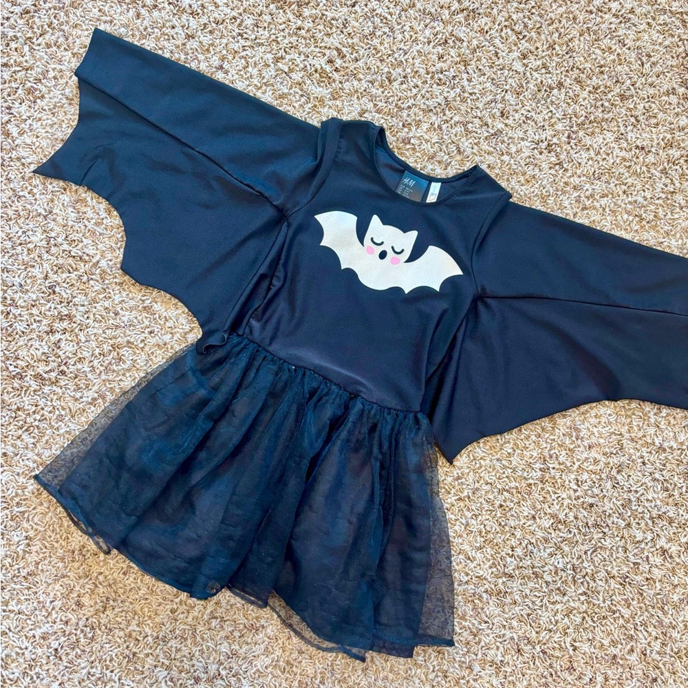 H&M Black Bat Wing Dress Costume